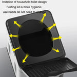 Auto Klappbare tragbare Toilette Outdoor Notfall Mobile Toilette, Dunkelgrau, Armeegrün, Reines Schwarz