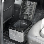 Auto Klappbare tragbare Toilette Outdoor Notfall Mobile Toilette, Dunkelgrau, Armeegrün, Reines Schwarz