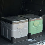 Auto Klappbare tragbare Toilette Outdoor Notfall Mobile Toilette, Dunkelgrau, Armeegrün, Reines Schwarz