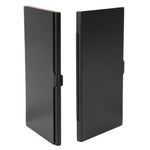 1SD+ 8TF Aluminium Micro SD Kartenhalter Pin Aufbewahrungsbox 9 Steckplätze für SD/ SIM/TF Speicherkarte, Schwarz, Silber