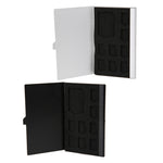 1SD+ 8TF Aluminium Micro SD Kartenhalter Pin Aufbewahrungsbox 9 Steckplätze für SD/ SIM/TF Speicherkarte, Schwarz, Silber