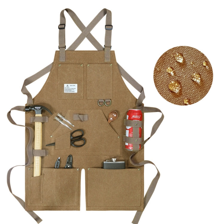 Robuste Canvas-Arbeitskleidung Handwerker April