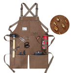 Robuste Canvas-Arbeitskleidung Handwerker April