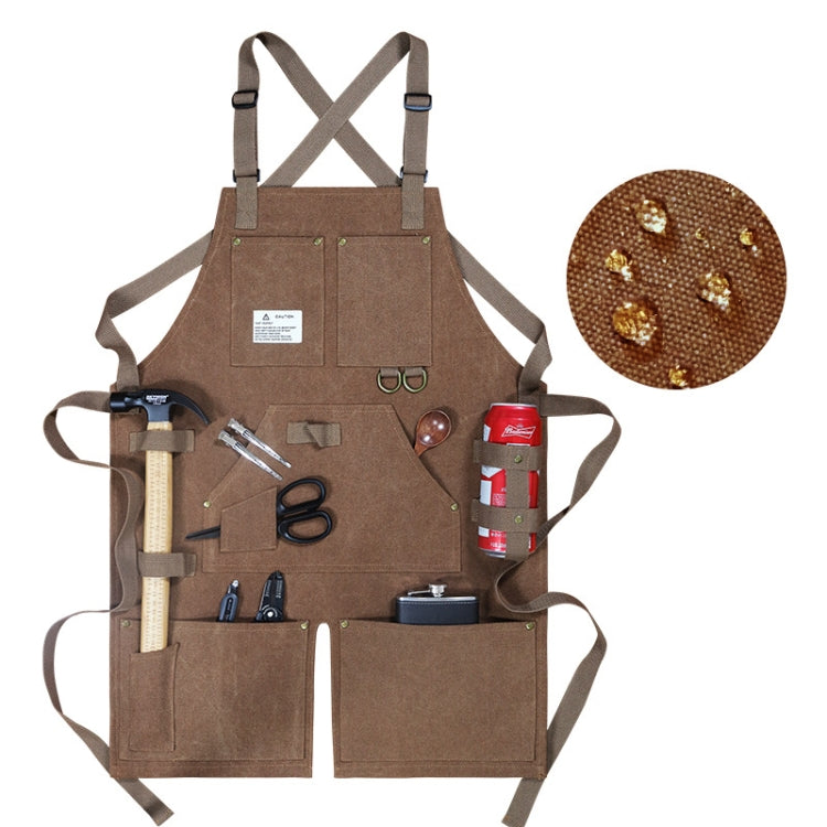 Robuste Canvas-Arbeitskleidung Handwerker April