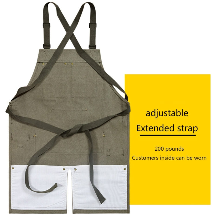 Robuste Canvas-Arbeitskleidung Handwerker April