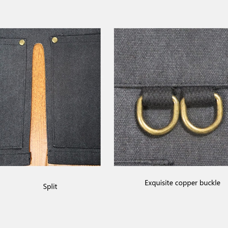 Robuste Canvas-Arbeitskleidung Handwerker April