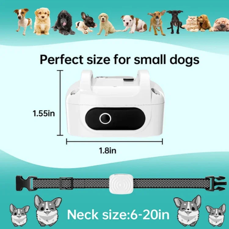 Intelligentes Hundetrainingshalsband mit Bellstopper, wasserdicht und mit Vibrationsfunktion