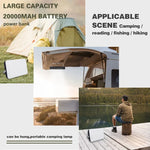 Outdoor Camping LED-Leuchte, wasserdicht, USB wiederaufladbar, YL205