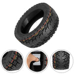 Ulip 10 x 3.0 10 Zoll Elektroroller Verdickter Geländereifen Tubeless für Dualtron Zero 10X, Kaabo Wolf Warrior, Kaabo Mantis 10, Ohne Ventil, Mit Ventil