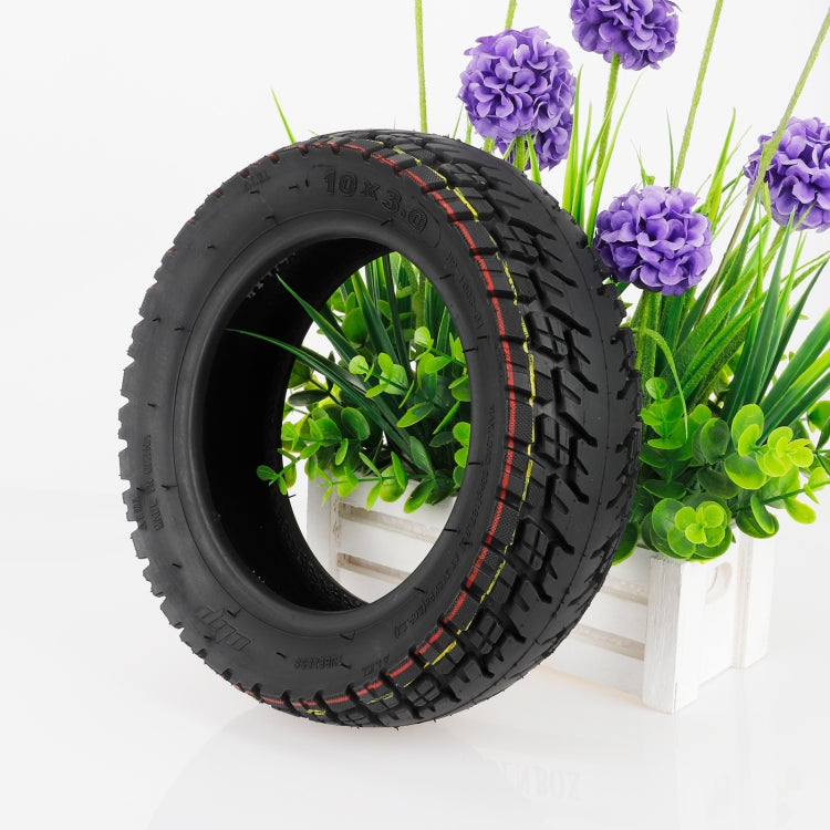 Ulip 10 x 3.0 10 Zoll Elektroroller Verdickter Geländereifen Tubeless für Dualtron Zero 10X, Kaabo Wolf Warrior, Kaabo Mantis 10, Ohne Ventil, Mit Ventil