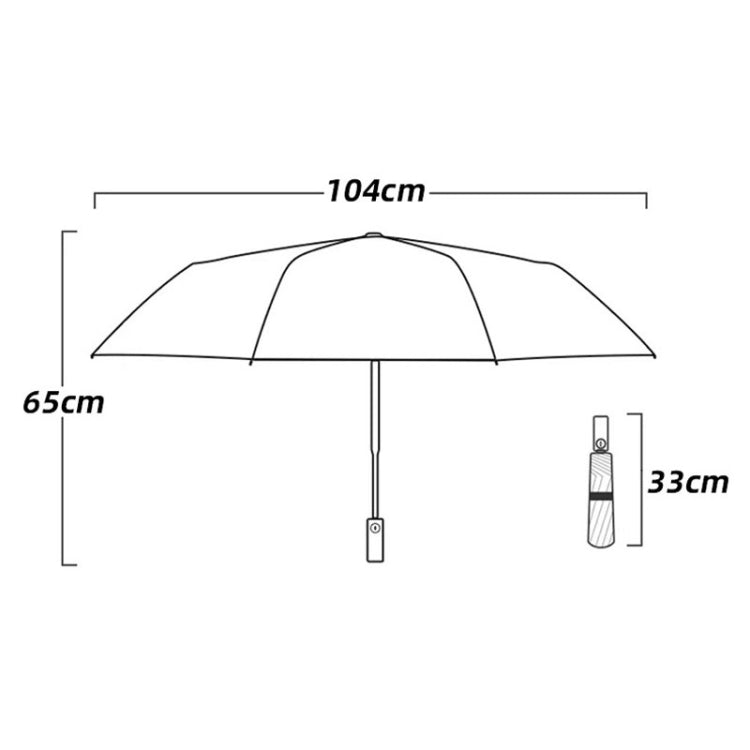 60 Knochen Sunny Rain Dual-Use Automatischer Regenschirm Winddicht Verstärkter Sonnenschirm UV-Sonnenschirm, 60 Streben