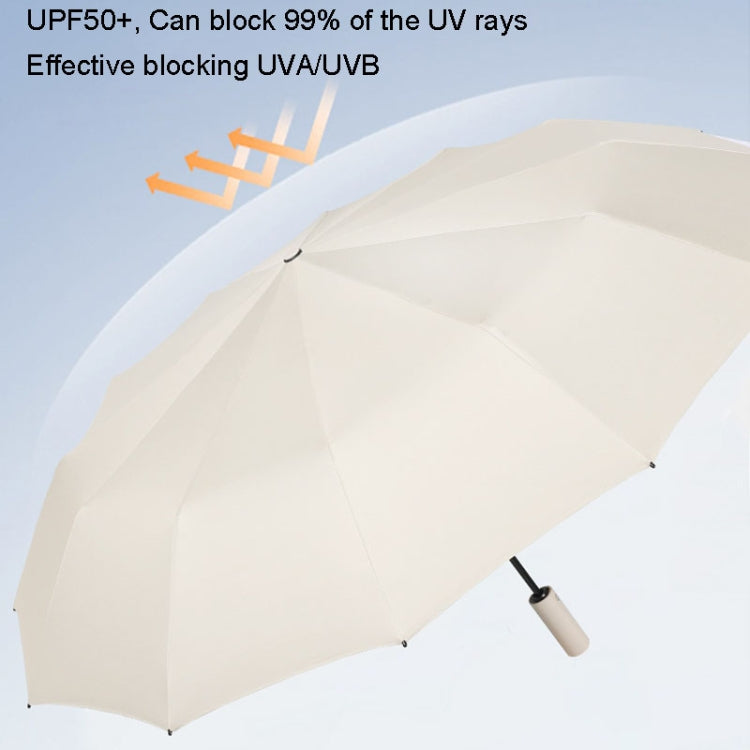60 Knochen Sunny Rain Dual-Use Automatischer Regenschirm Winddicht Verstärkter Sonnenschirm UV-Sonnenschirm, 60 Streben