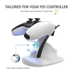 iplay HBP-253 Doppelladebasis mit kabellosem PS5-Controller, HBP-253 (Weiß), HBP-253 (Schwarz)