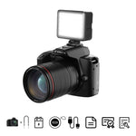 Dual-Kamera Nachtsicht 64-Millionen-Pixel HD WIFI Digitalkamera, Standard Ohne Speicherkarte, Standard+Fülllicht, Standard+Makroobjektiv, Standard+Mikrofon, Standard+Handhalterung, Standard+Licht+Objektiv+Mikrofon+Halterung