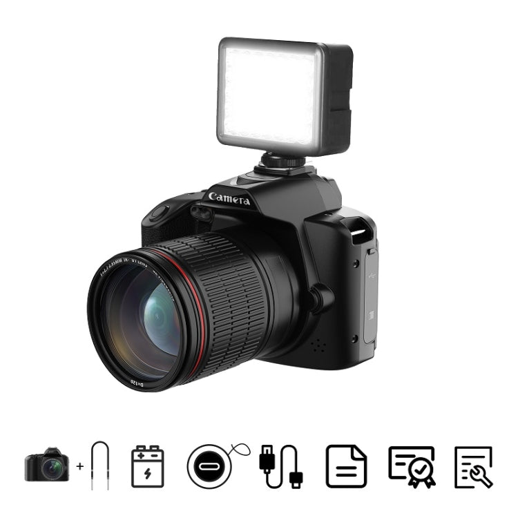 Dual-Kamera Nachtsicht 64-Millionen-Pixel HD WIFI Digitalkamera, Standard Ohne Speicherkarte, Standard+Fülllicht, Standard+Makroobjektiv, Standard+Mikrofon, Standard+Handhalterung, Standard+Licht+Objektiv+Mikrofon+Halterung