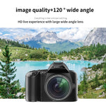 Dual-Kamera Nachtsicht 64-Millionen-Pixel HD WIFI Digitalkamera, Standard Ohne Speicherkarte, Standard+Fülllicht, Standard+Makroobjektiv, Standard+Mikrofon, Standard+Handhalterung, Standard+Licht+Objektiv+Mikrofon+Halterung