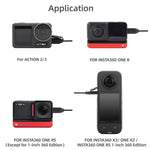 Sunnylife MC490 Halsmikrofon Bewegungs-Kameraaufnahme Weizen, für DJI Action3/2, für Insta360 ONE RS, für Insta360 ONE X2/X3/1 inch 360 Edition