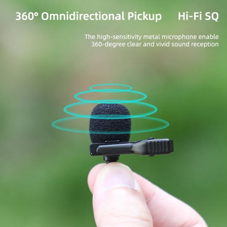 Sunnylife MC490 Halsmikrofon Bewegungs-Kameraaufnahme Weizen, für DJI Action3/2, für Insta360 ONE RS, für Insta360 ONE X2/X3/1 inch 360 Edition