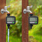 Gartenuhr Automatische Bewässerung Garten Balkon Bewässerungsgerät Intelligenter Bewässerungssystem-Controller, Schwarz