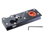 Holzbearbeitungs Multi-Winkel Fasenverstellbarer Tiefen-Handhobel, Schwarzer Hobel, Roter Hobel, Schwarz + 6 Klingen, Rot + 6 Klingen