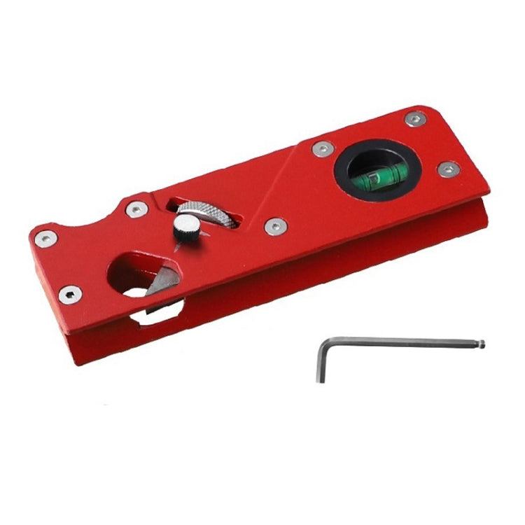 Holzbearbeitungs Multi-Winkel Fasenverstellbarer Tiefen-Handhobel, Schwarzer Hobel, Roter Hobel, Schwarz + 6 Klingen, Rot + 6 Klingen