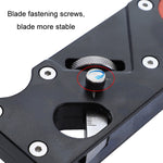 Holzbearbeitungs Multi-Winkel Fasenverstellbarer Tiefen-Handhobel, Schwarzer Hobel, Roter Hobel, Schwarz + 6 Klingen, Rot + 6 Klingen
