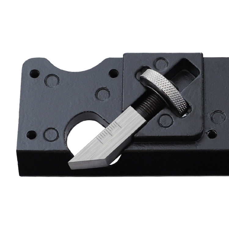 Holzbearbeitungs Multi-Winkel Fasenverstellbarer Tiefen-Handhobel, Schwarzer Hobel, Roter Hobel, Schwarz + 6 Klingen, Rot + 6 Klingen
