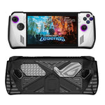 Für Asus ROG Ally Spielkonsole: Weiche TPU-Schutzhülle mit Halterung, TPU Schwarz, TPU Weiß