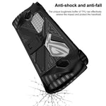 Für Asus ROG Ally Spielkonsole: Weiche TPU-Schutzhülle mit Halterung, TPU Schwarz, TPU Weiß
