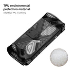 Für Asus ROG Ally Spielkonsole: Weiche TPU-Schutzhülle mit Halterung, TPU Schwarz, TPU Weiß