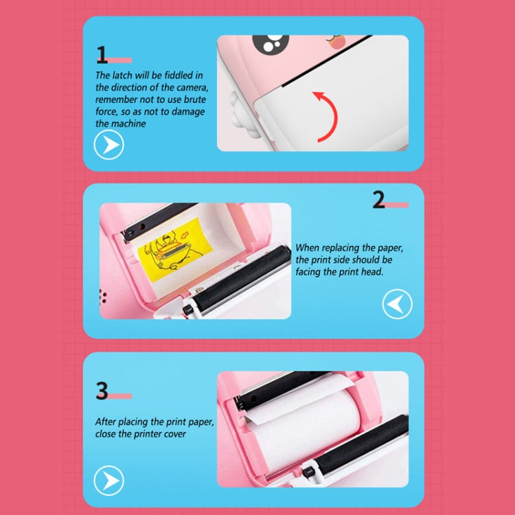 Kinder-Sofortbildkamera Mini Thermodrucker HD Video Foto Digitalkamera, Standard Blau, Standard Pink, 16G Pink, 16G Blau, 32G Pink, 32G Blau