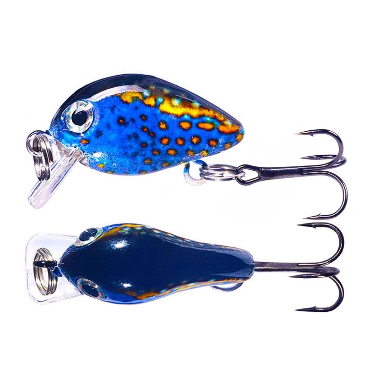 HENGJIA 2,5cm 1,5g Schwimmender Wasser Kleiner Dicker Mikro-Objekt Mini 3D Druck Luya Köder