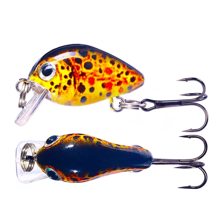 HENGJIA 2,5cm 1,5g Schwimmender Wasser Kleiner Dicker Mikro-Objekt Mini 3D Druck Luya Köder