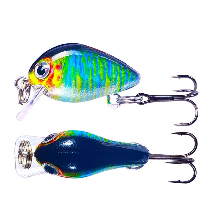 HENGJIA 2,5cm 1,5g Schwimmender Wasser Kleiner Dicker Mikro-Objekt Mini 3D Druck Luya Köder