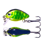 HENGJIA 2,5cm 1,5g Schwimmender Wasser Kleiner Dicker Mikro-Objekt Mini 3D Druck Luya Köder