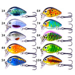 HENGJIA 2,5cm 1,5g Schwimmender Wasser Kleiner Dicker Mikro-Objekt Mini 3D Druck Luya Köder
