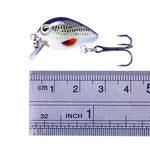HENGJIA 2,5cm 1,5g Schwimmender Wasser Kleiner Dicker Mikro-Objekt Mini 3D Druck Luya Köder