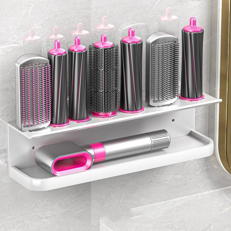 Für Dyson Airwrap Wandhalterung Ablagefach, Typ A Schwarz-Gold, Typ B Schwarz-Gold, Typ A Schwarz, Typ B Schwarz, Typ C Klappbar nach unten, Typ C Klappbar nach oben