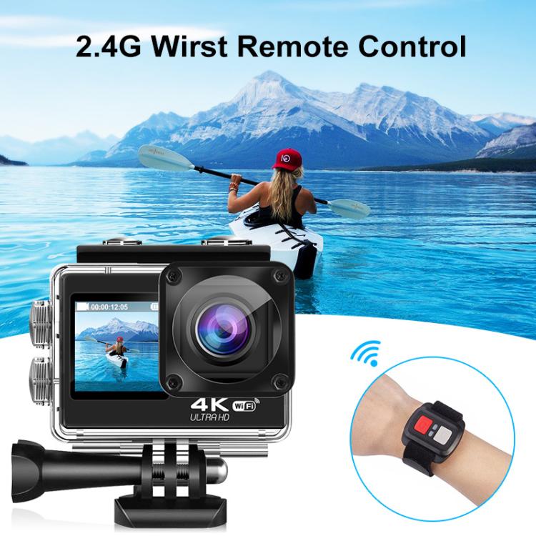 WIFI Farb-Dual-Bildschirm HD 4K Video Outdoor Wasserdichte Sportkamera, Q60AR