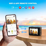 WIFI Farb-Dual-Bildschirm HD 4K Video Outdoor Wasserdichte Sportkamera, Q60AR