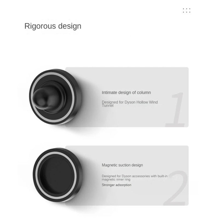 Lochfreie Badezimmer Wandmontierte Magnetische Föhnhalter Düsenspeicherhaken, Für Dyson Haartrockner, Für Dyson Haartrocknerdüse