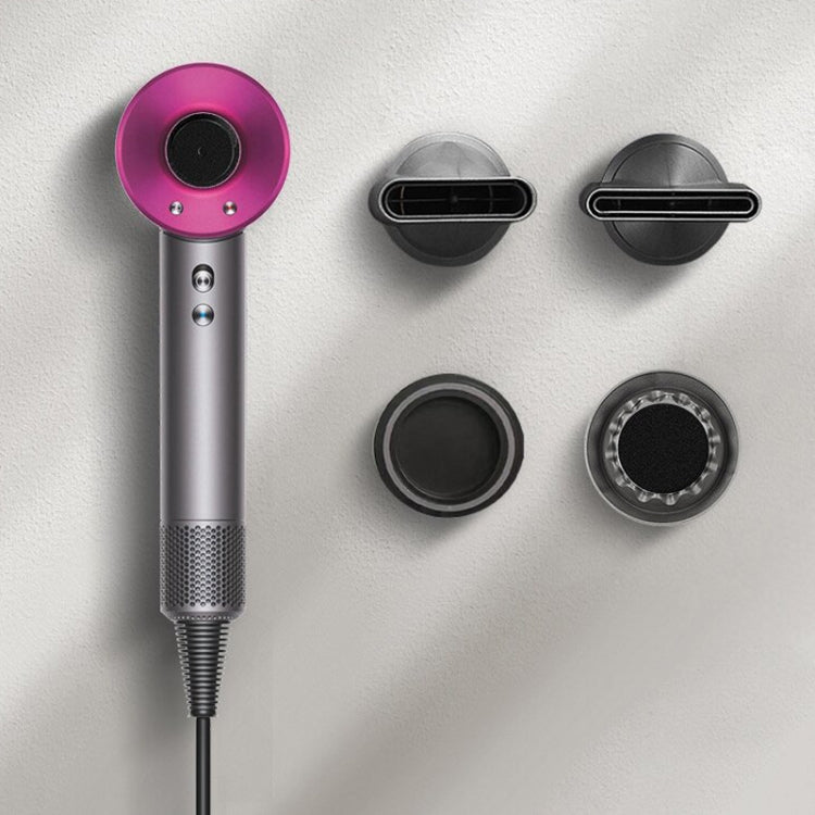 Lochfreie Badezimmer Wandmontierte Magnetische Föhnhalter Düsenspeicherhaken, Für Dyson Haartrockner, Für Dyson Haartrocknerdüse