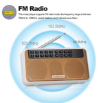 Rolton E500 Bluetooth-Lautsprecher 2.1-Kanal Integriertes Mikrofon Unterstützt FM-Radio