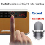 Rolton E500 Bluetooth-Lautsprecher 2.1-Kanal Integriertes Mikrofon Unterstützt FM-Radio