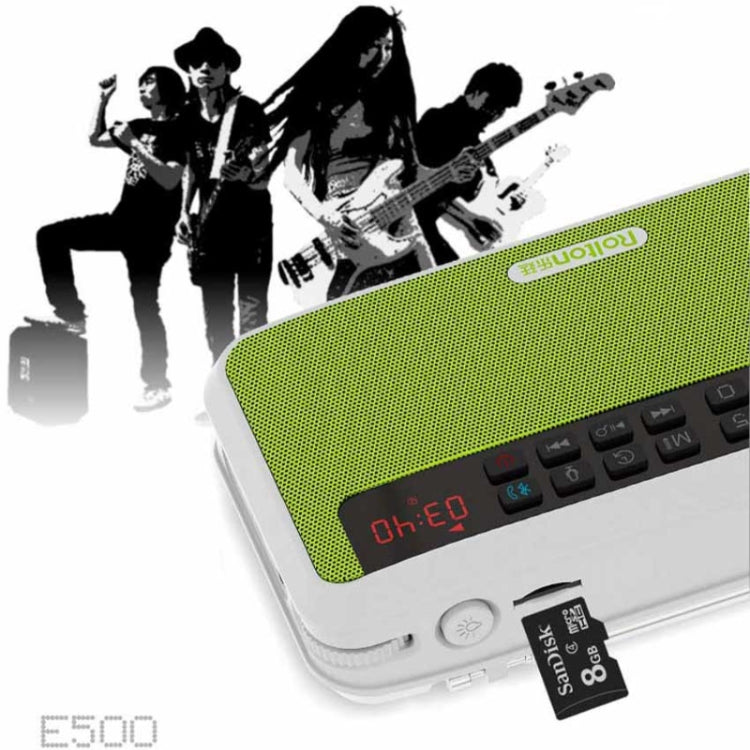 Rolton E500 Bluetooth-Lautsprecher 2.1-Kanal Integriertes Mikrofon Unterstützt FM-Radio