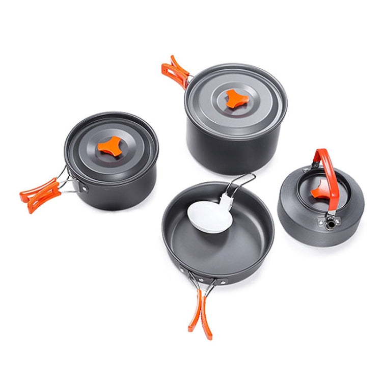 Hewolf HW-K1779 4-5 Personen Outdoor Aluminium Kocher Tragbares Camping-Set, HW-K1779