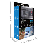 5K/30FPS WIFI HD Anti-Schütteln Fernbedienung Touch Dual-Bildschirm IP68 Wasserdichte Sportkamera, 5K, 5K Kamera + 64G Karte, 5K Kamera+128G Karte