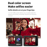 5K/30FPS WIFI HD Anti-Schütteln Fernbedienung Touch Dual-Bildschirm IP68 Wasserdichte Sportkamera, 5K, 5K Kamera + 64G Karte, 5K Kamera+128G Karte
