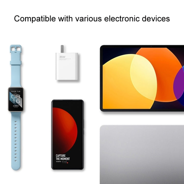 Original Xiaomi 35W USB-C+USB-A Schnellladegerät, tragbar, zwei Anschlüsse (1C+1A), US-Stecker, 35W