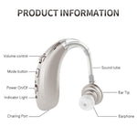 USB Charging Earhook Noise Reduction Hearing Aid Sound Amplifier